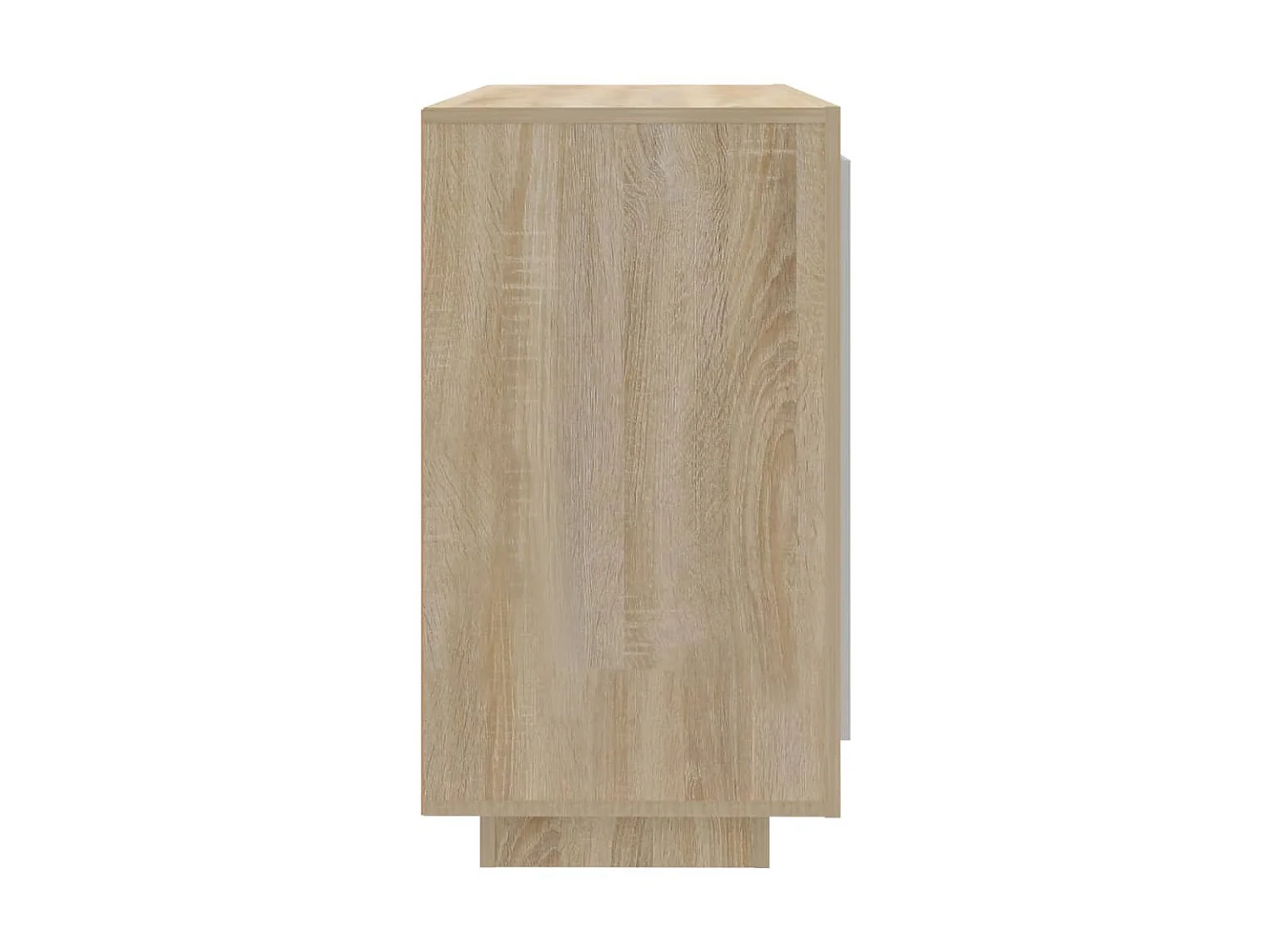 Dressoir 80x40x75 cm bewerkt hout sonoma eikenkleurig NL89602