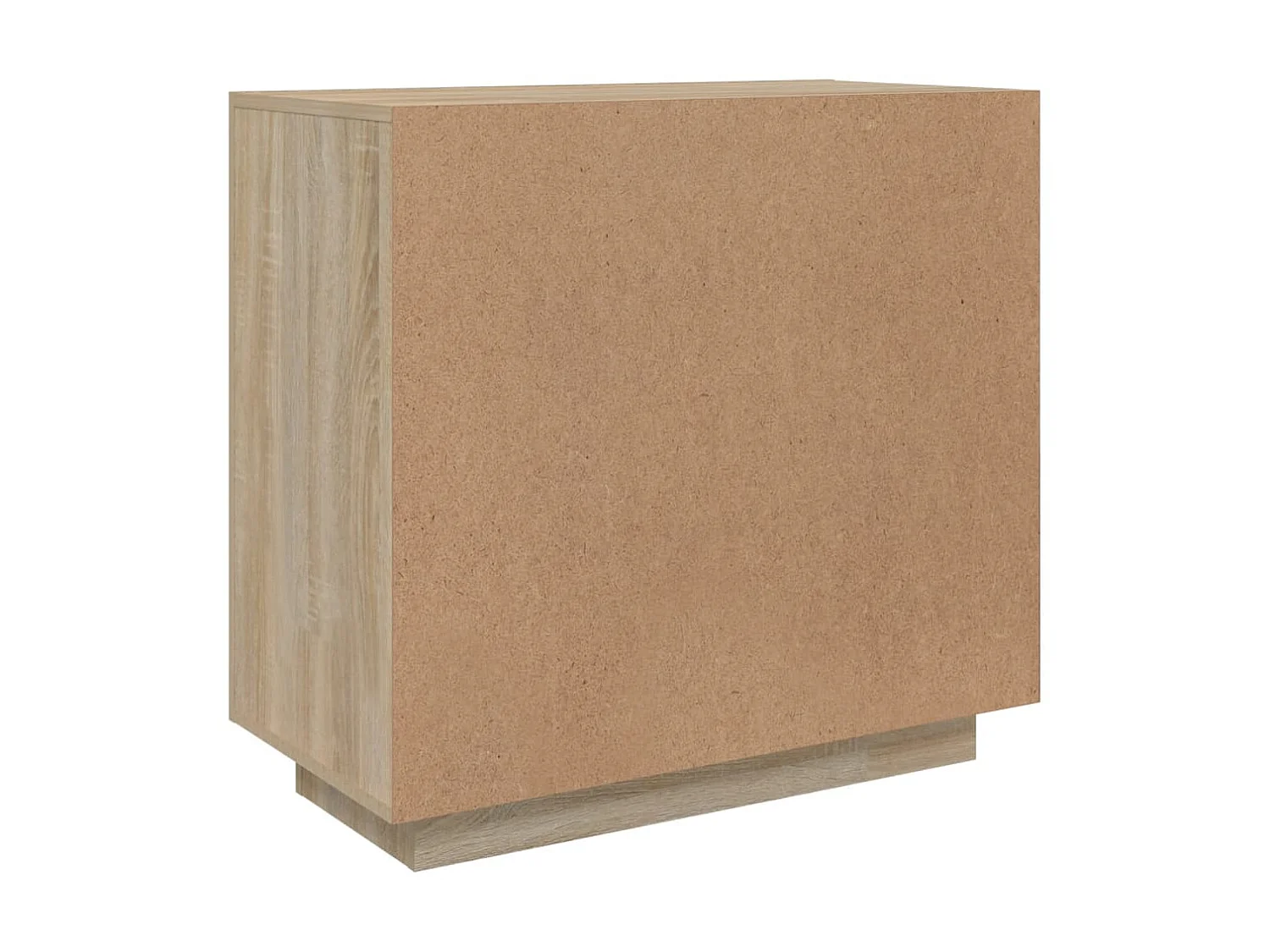 Dressoir 80x40x75 cm bewerkt hout sonoma eikenkleurig NL89602