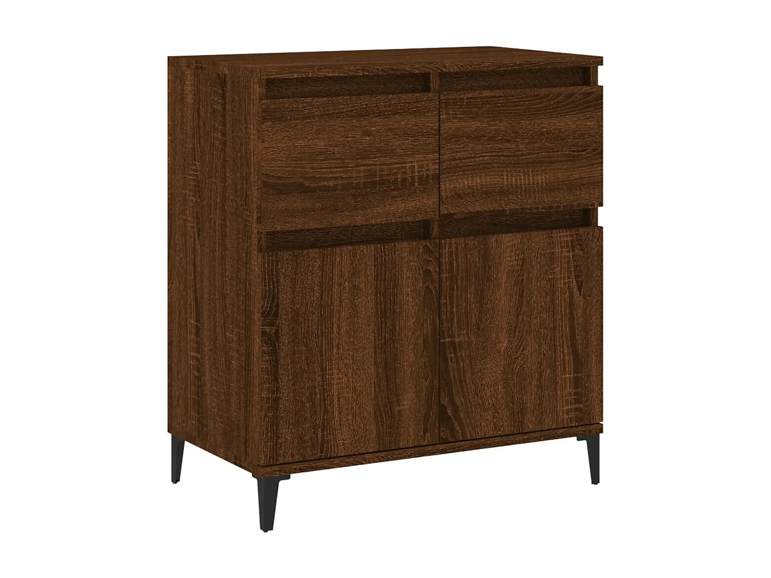 Buffet Chêne marron 60x35x70 cm Bois d'ingénierie EGER43743