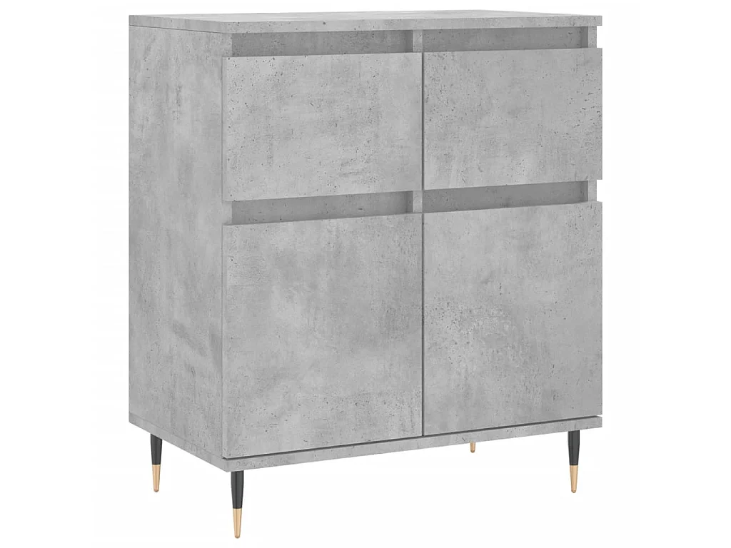 Aparador 60x35x70 cm derivados de madeira cinzento cimento PT581242