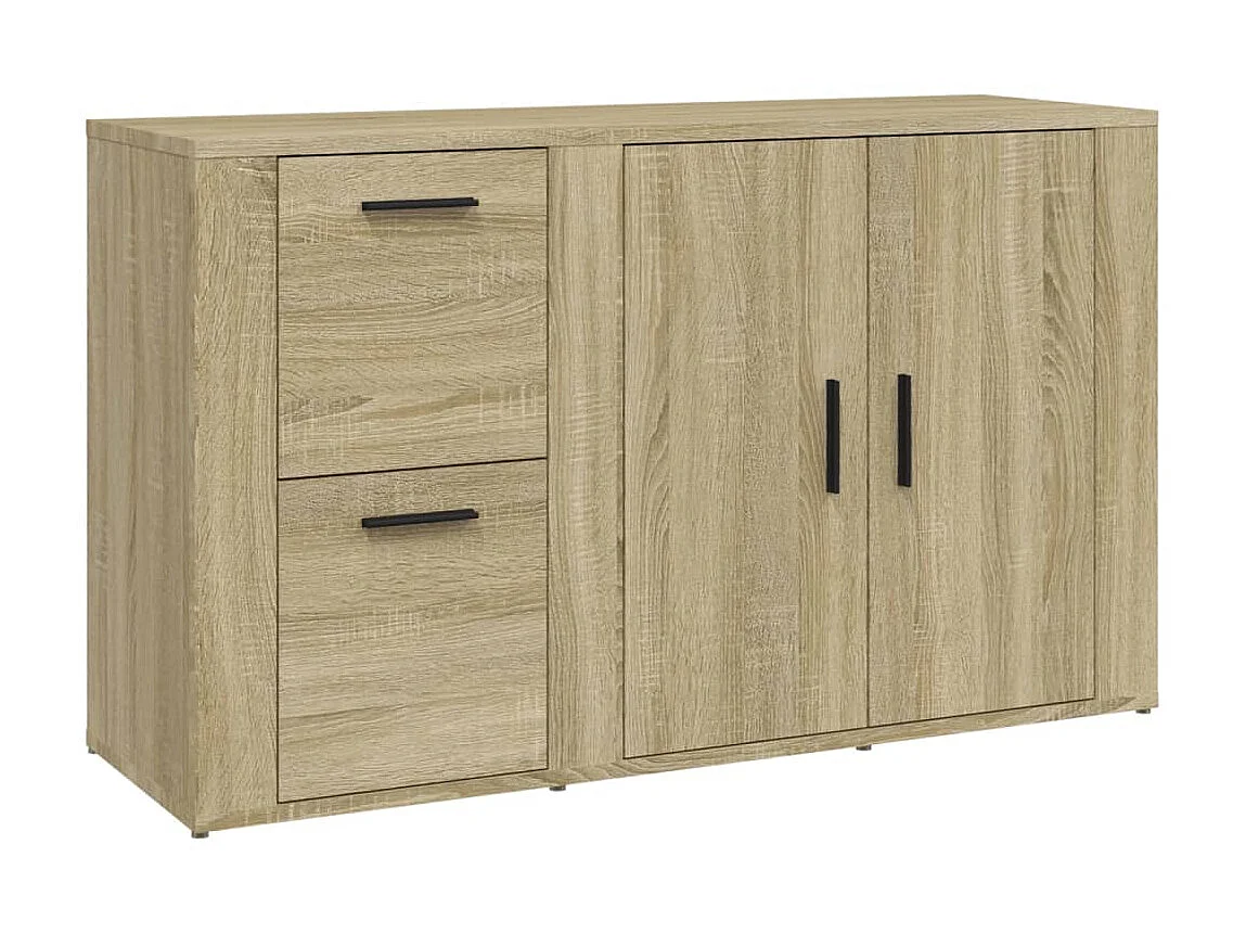 Buffet Chêne sonoma 100x33x59,5 cm Bois d'ingénierie EGER35414