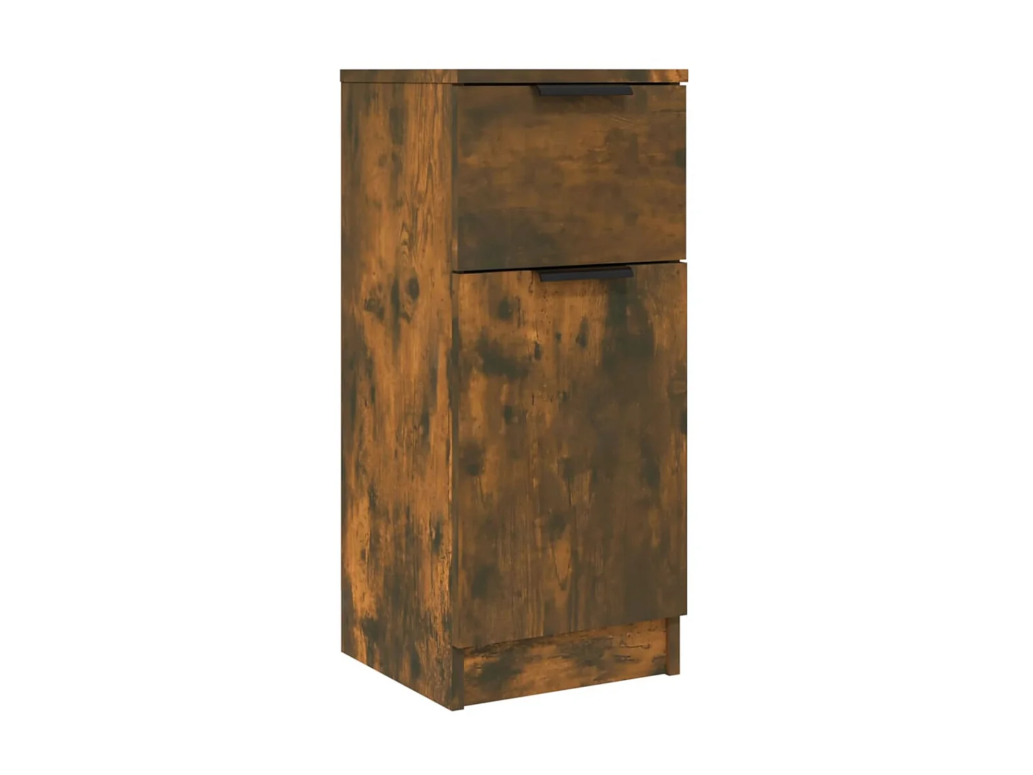 Buffet Chêne fumé 30x30x70 cm Bois d'ingénierie QWE94127