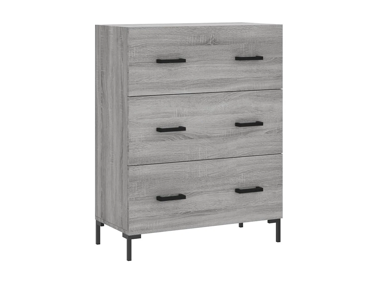 Buffet sonoma gris 69,5x34x90 cm bois d'ingénierie QWE60865