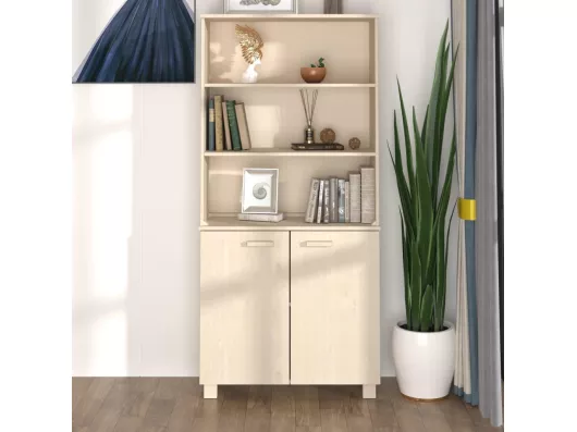 Kauf Unique Highboard,Kommode HAMAR Massivholz Kiefer Honigbraun -gkd661990