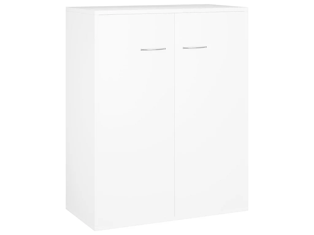 Aparador 60x30x75 cm contraplacado branco PT560906