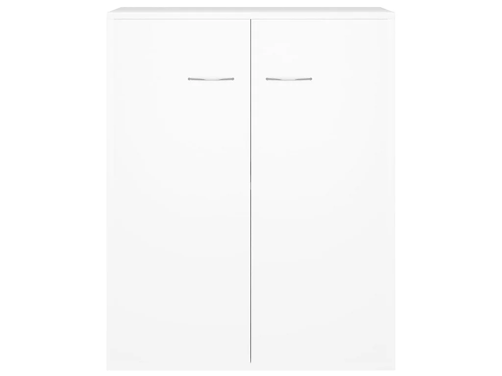 Aparador 60x30x75 cm contraplacado branco PT560906