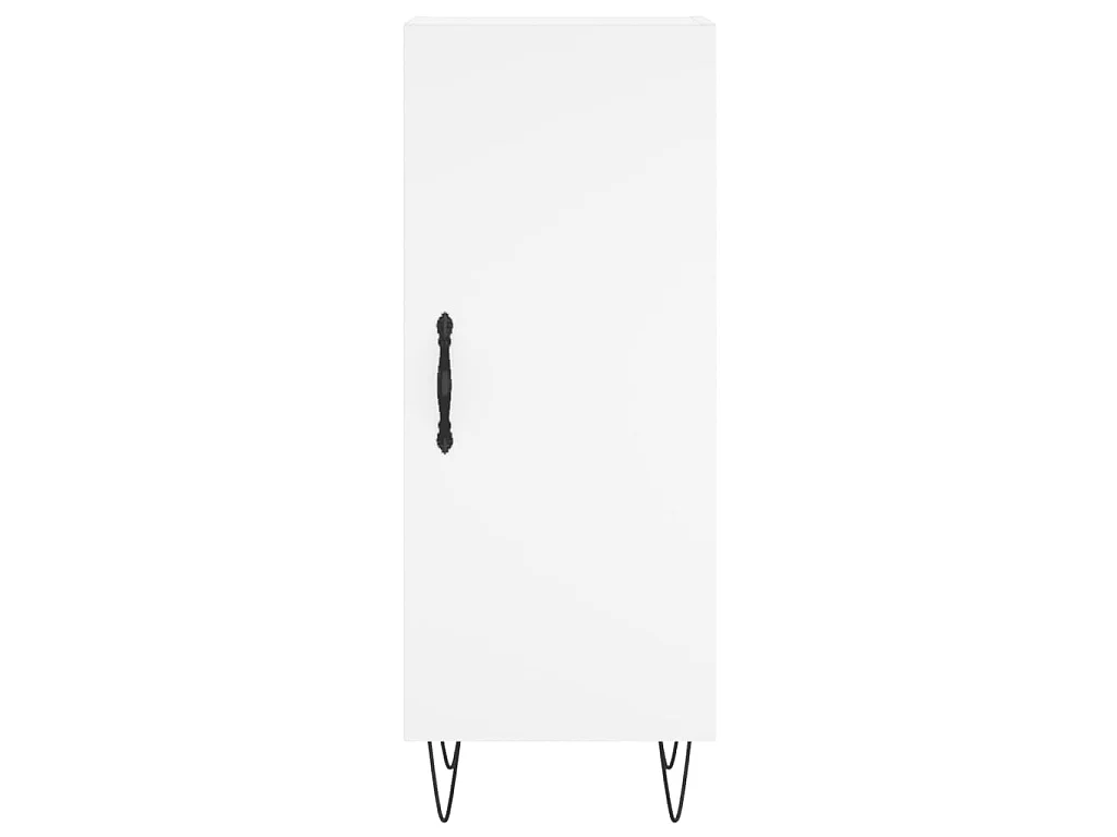 Buffet blanc 34,5x34x90 cm bois d'ingénierie QWE17900