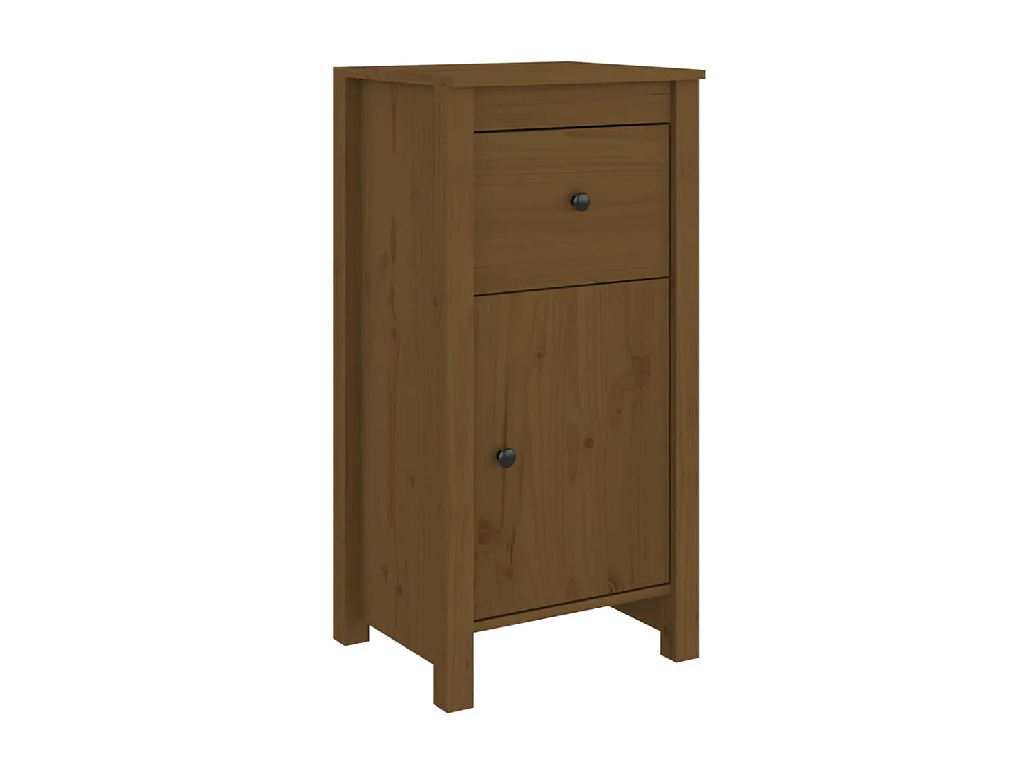 Dressoir 40x35x80 cm massief grenenhout honingbruin NL512573