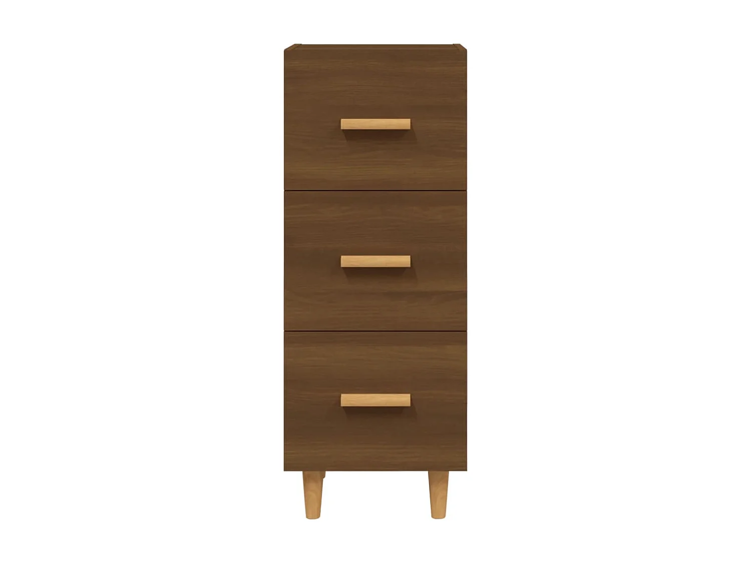 Buffet Chêne marron 34,5x34x90 cm Bois d'ingénierie EGER63085