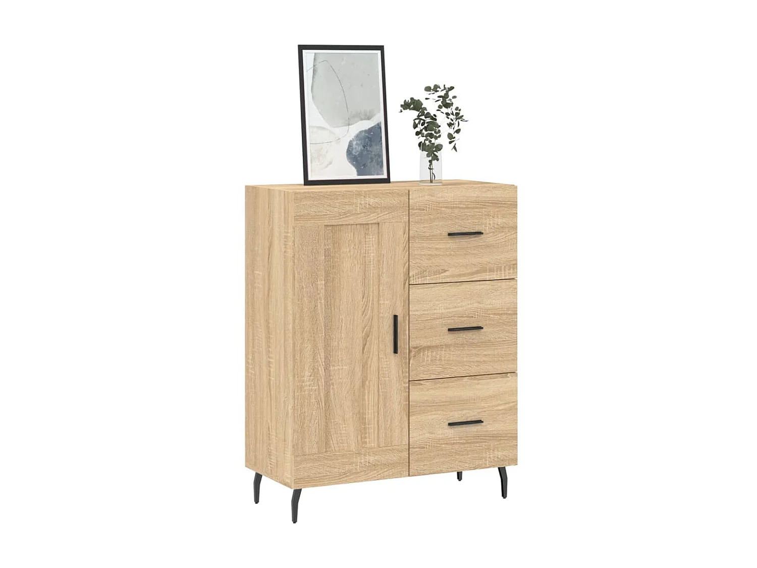 Aparador 69,5x34x90 cm derivados de madeira carvalho sonoma PT407933