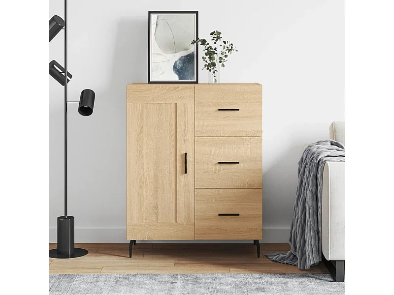 Aparador 69,5x34x90 cm derivados de madeira carvalho sonoma PT407933