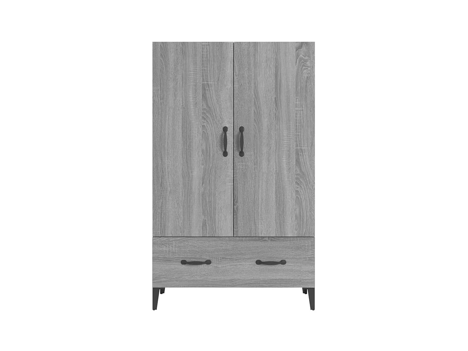 Highboard,Kommode Grau Sonoma 70x31x115 cm Holzwerkstoff -gkd398592