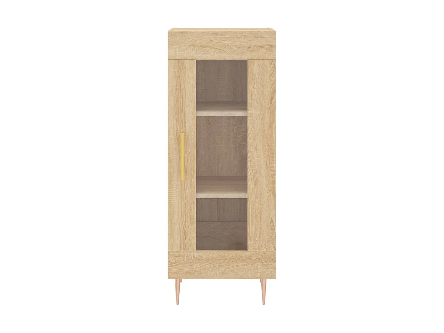 Buffet Chêne sonoma 34,5x34x90 cm Bois d'ingénierie QWE59544