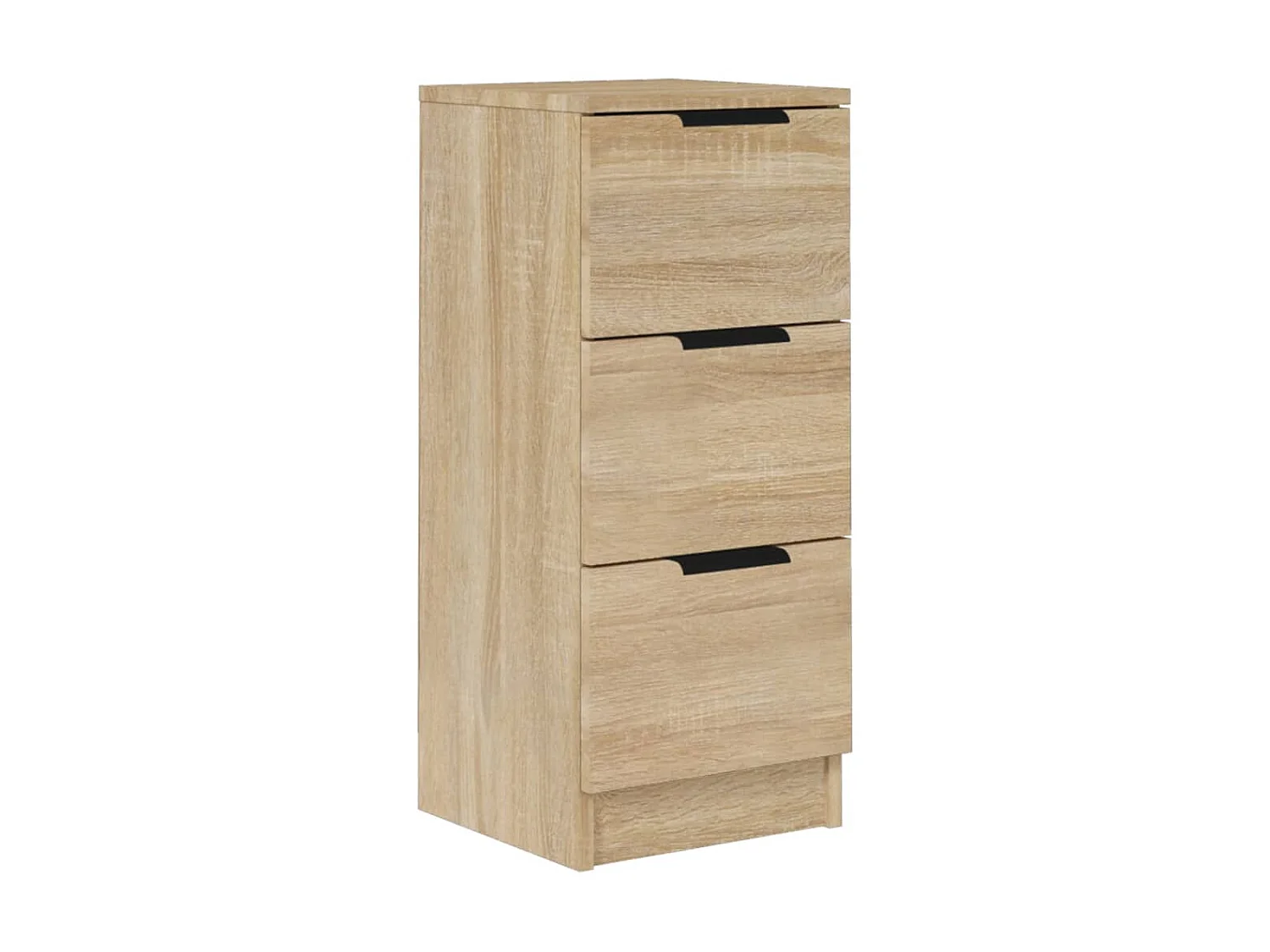 Dressoir 30x30x70 cm bewerkt hout sonoma eikenkleurig NL75664