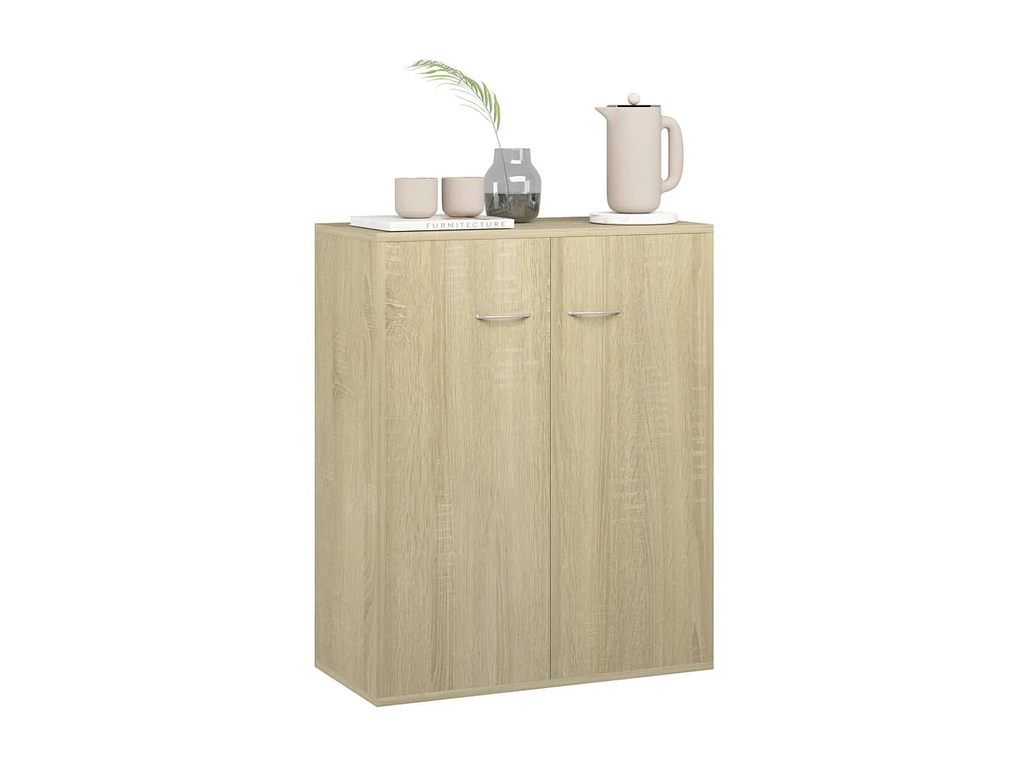 Aparador 60x30x75 cm contraplacado cor carvalho sonoma PT803281