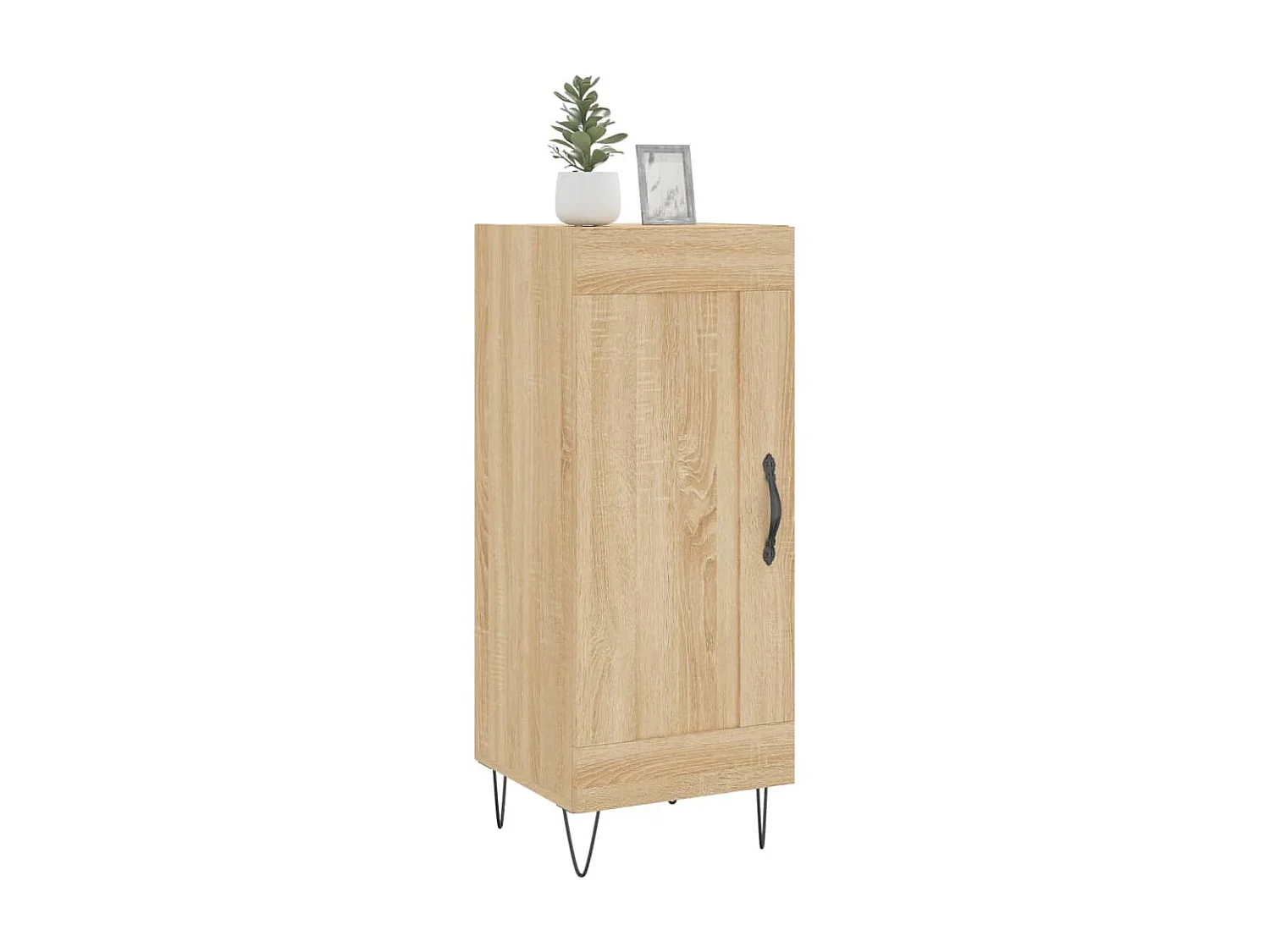 Buffet Chêne sonoma 34,5x34x90 cm Bois d'ingénierie QWE69484