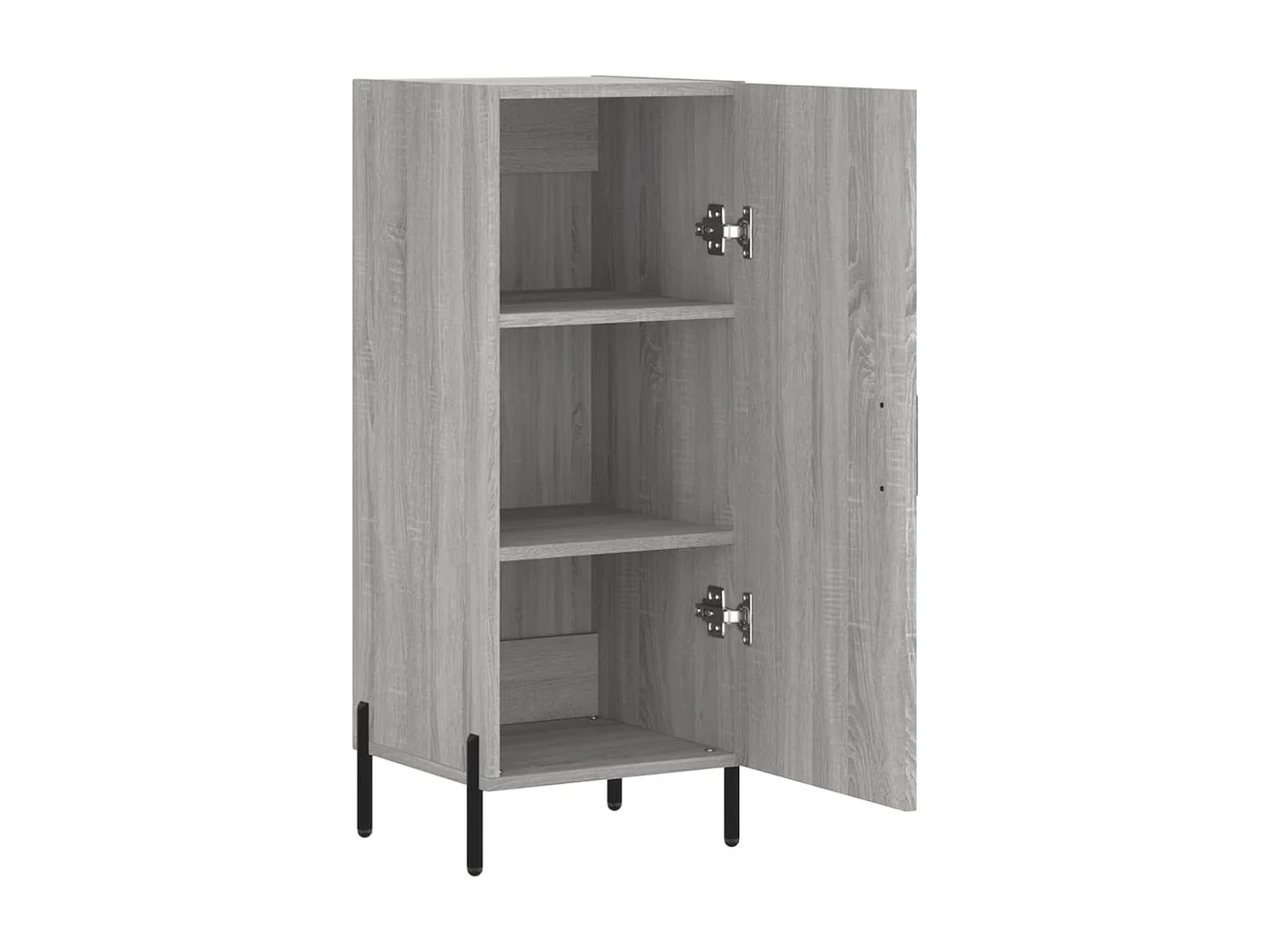 Dressoir 34,5x34x90 cm bewerkt hout grijs sonoma eikenkleurig NL798136