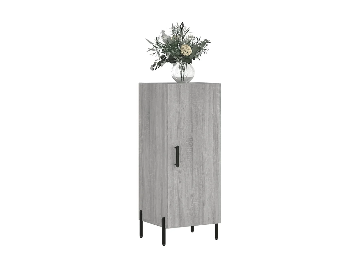 Buffet Sonoma gris 34,5x34x90 cm Bois d'ingénierie QWE24701