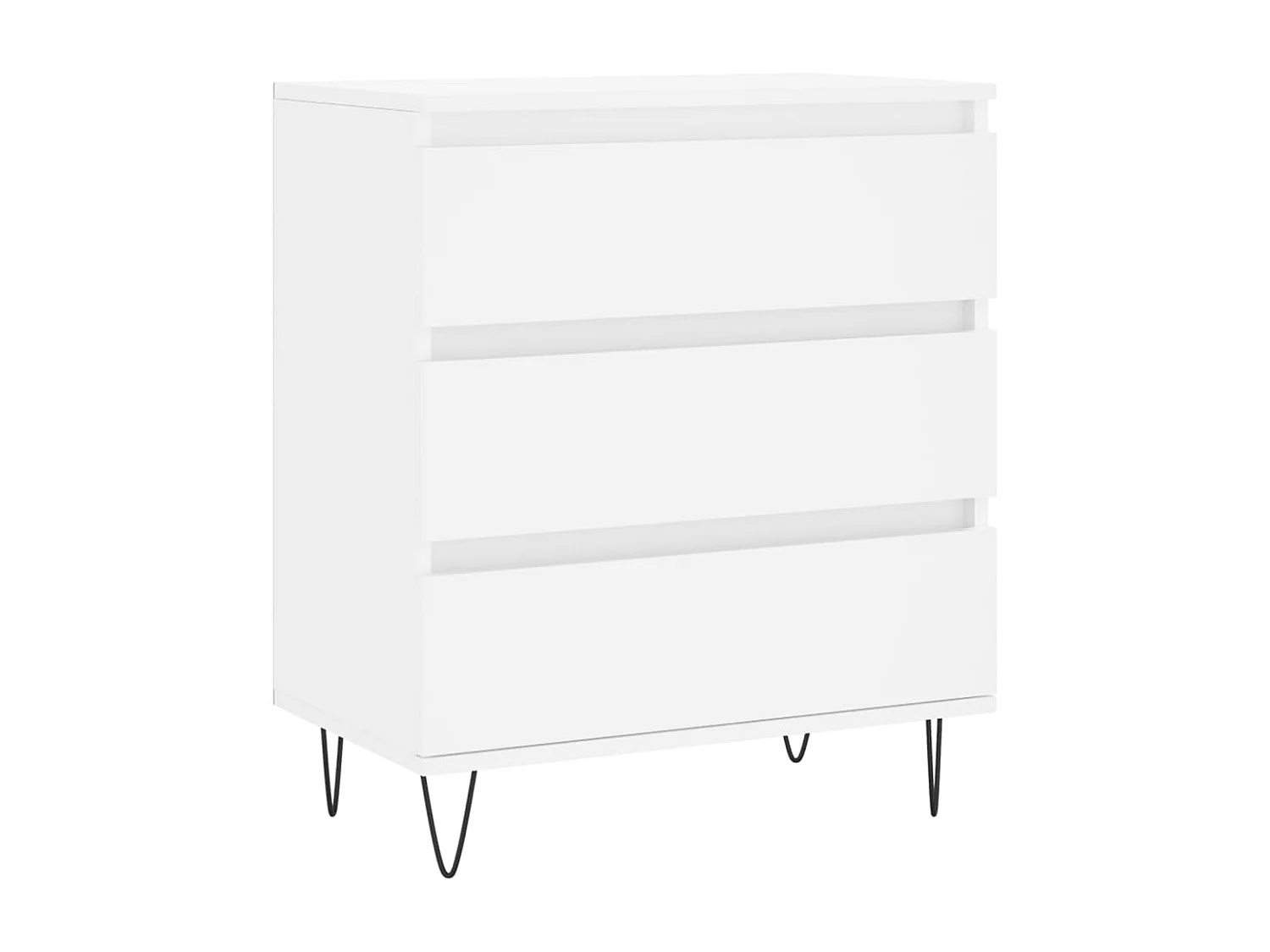 Buffet Blanc 60x35x70 cm Bois d'ingénierie QWE12580