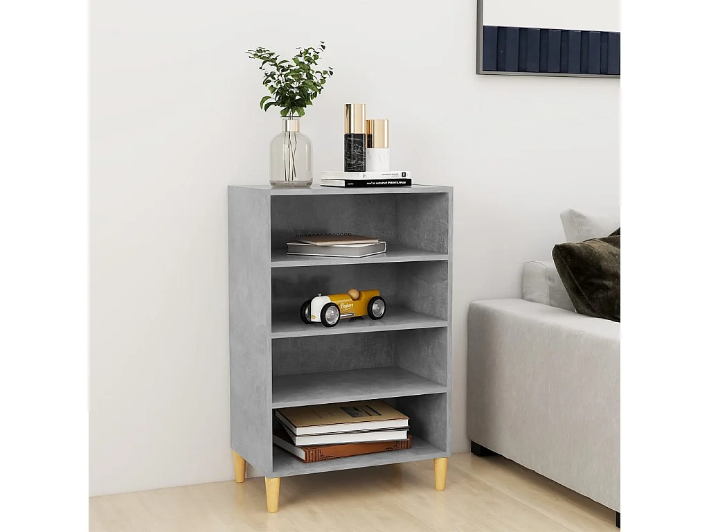 Buffet Gris béton 57x35x90 cm Aggloméré EGER64392