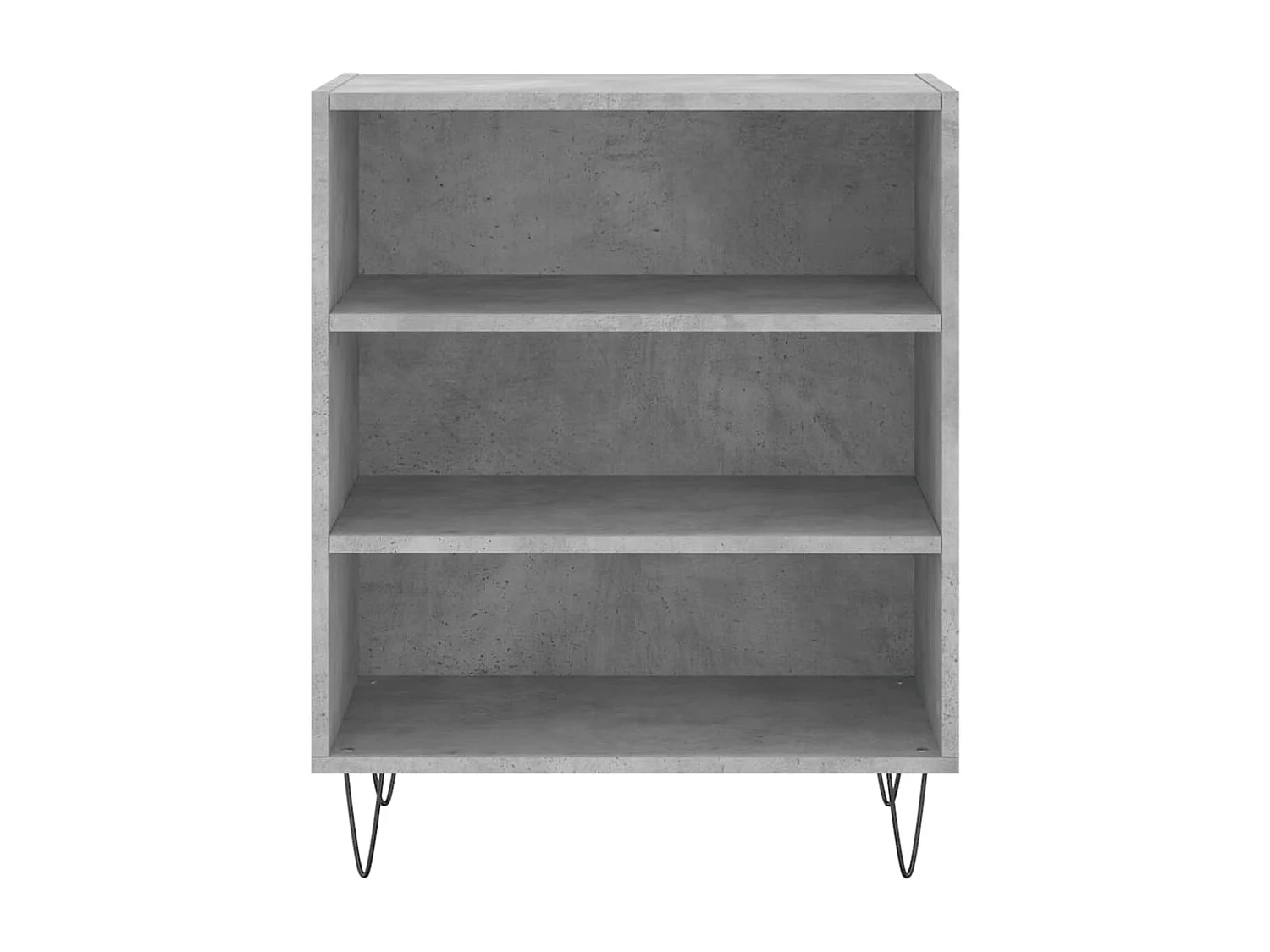 Buffet gris béton 57x35x70 cm bois d'ingénierie QWE22543