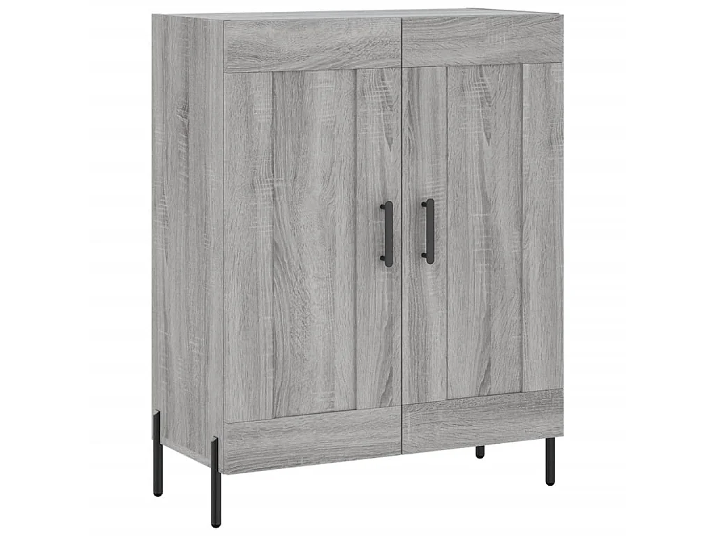 Buffet sonoma gris 69,5x34x90 cm bois d'ingénierie QWE56944
