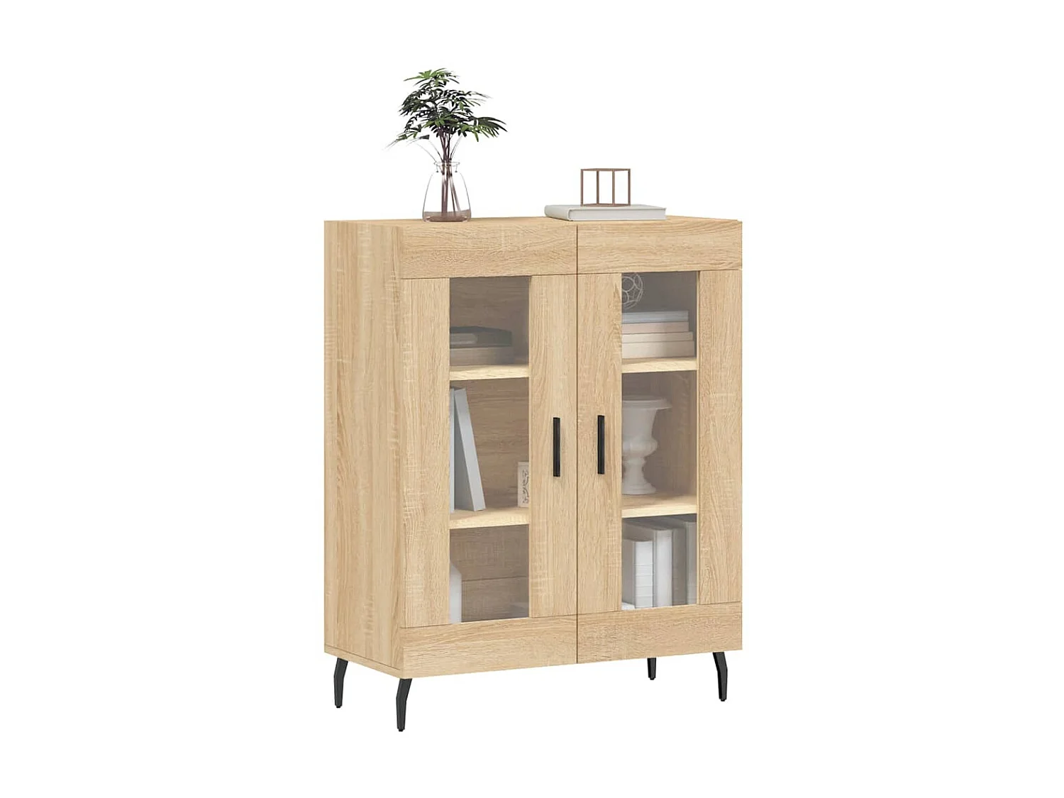 Aparador 69,5x34x90 cm derivados de madeira carvalho sonoma PT227326