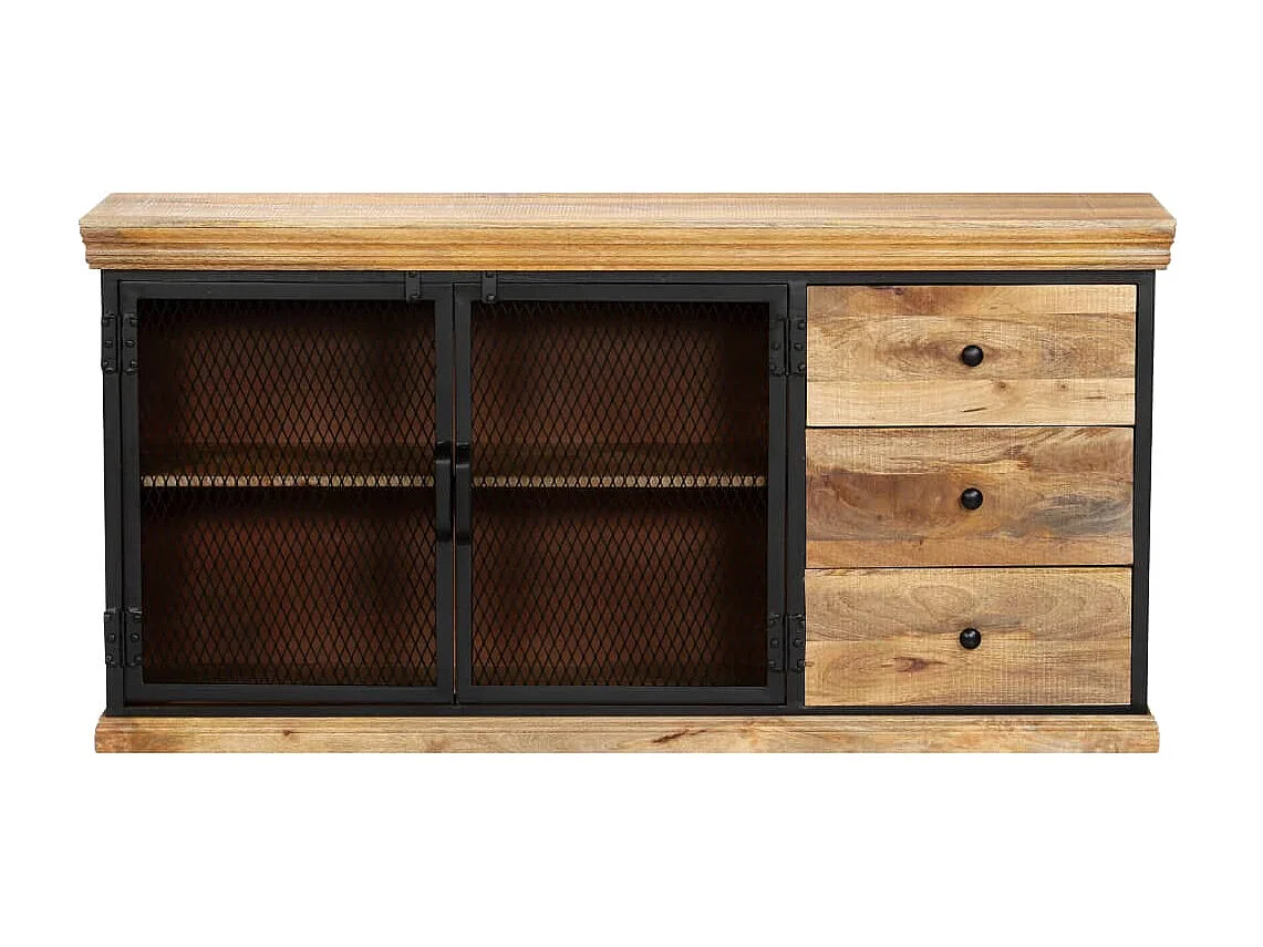 Dressoir 150x40x75 cm massief mangohout NL892299