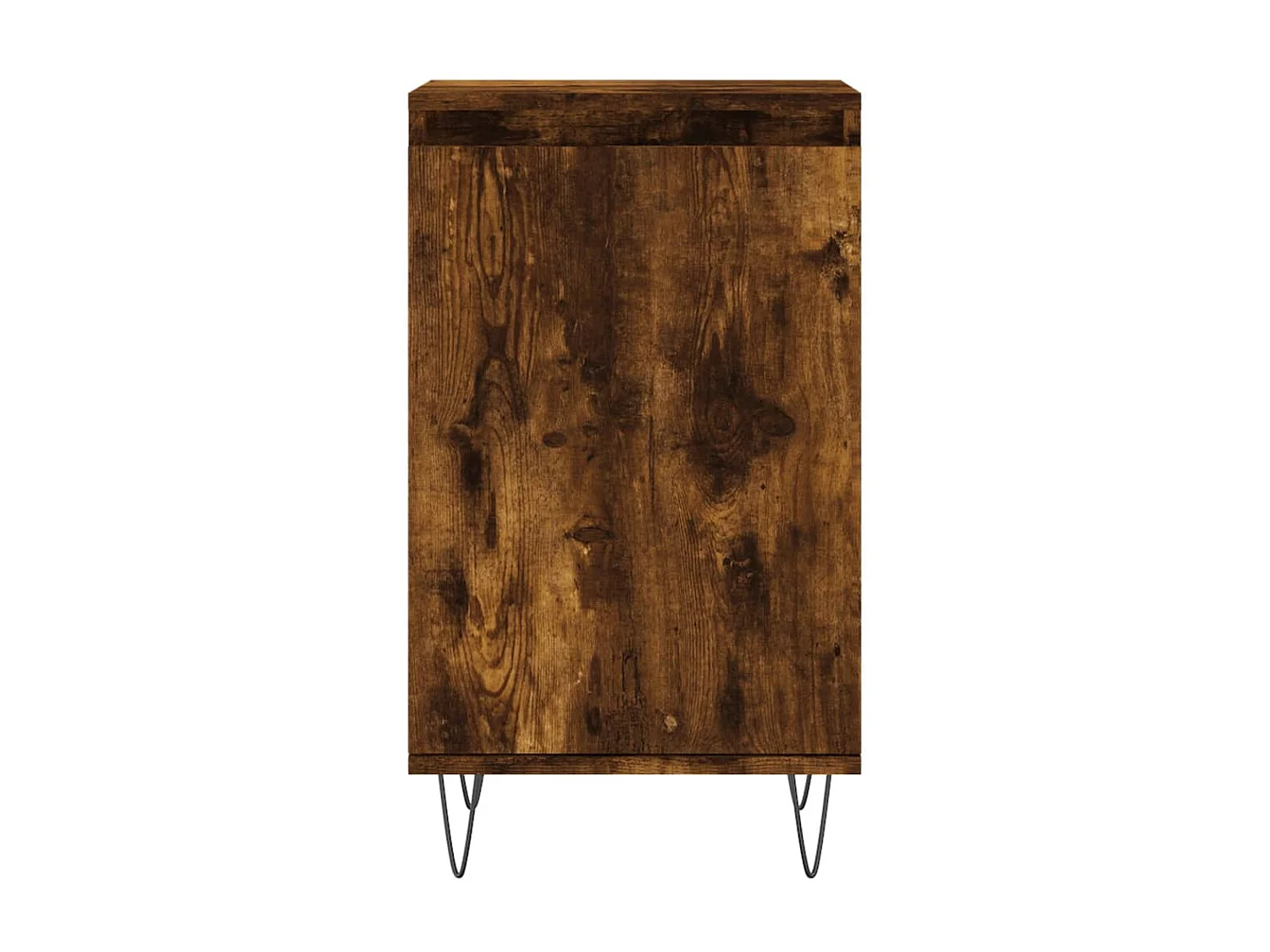 Buffet chêne fumé 40x35x70 cm bois d'ingénierie QWE12511