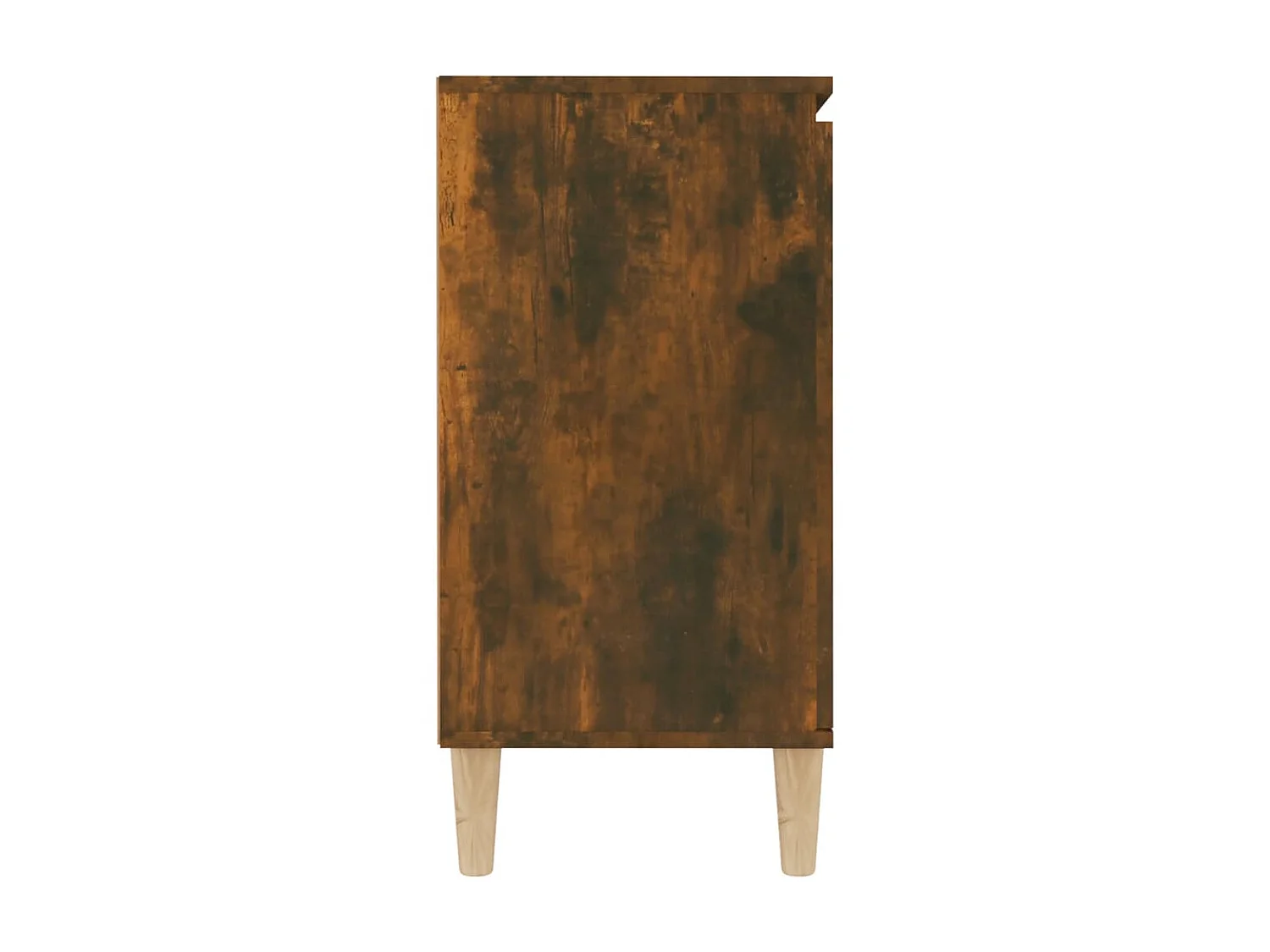 Aparador madera contrachapada color roble ahumado 103,5x35x70cm ES58758