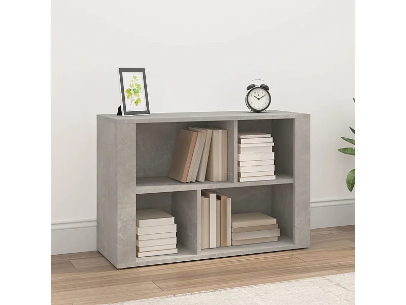 Buffet Gris béton 80x30x54 cm Bois d'ingénierie EGER83840
