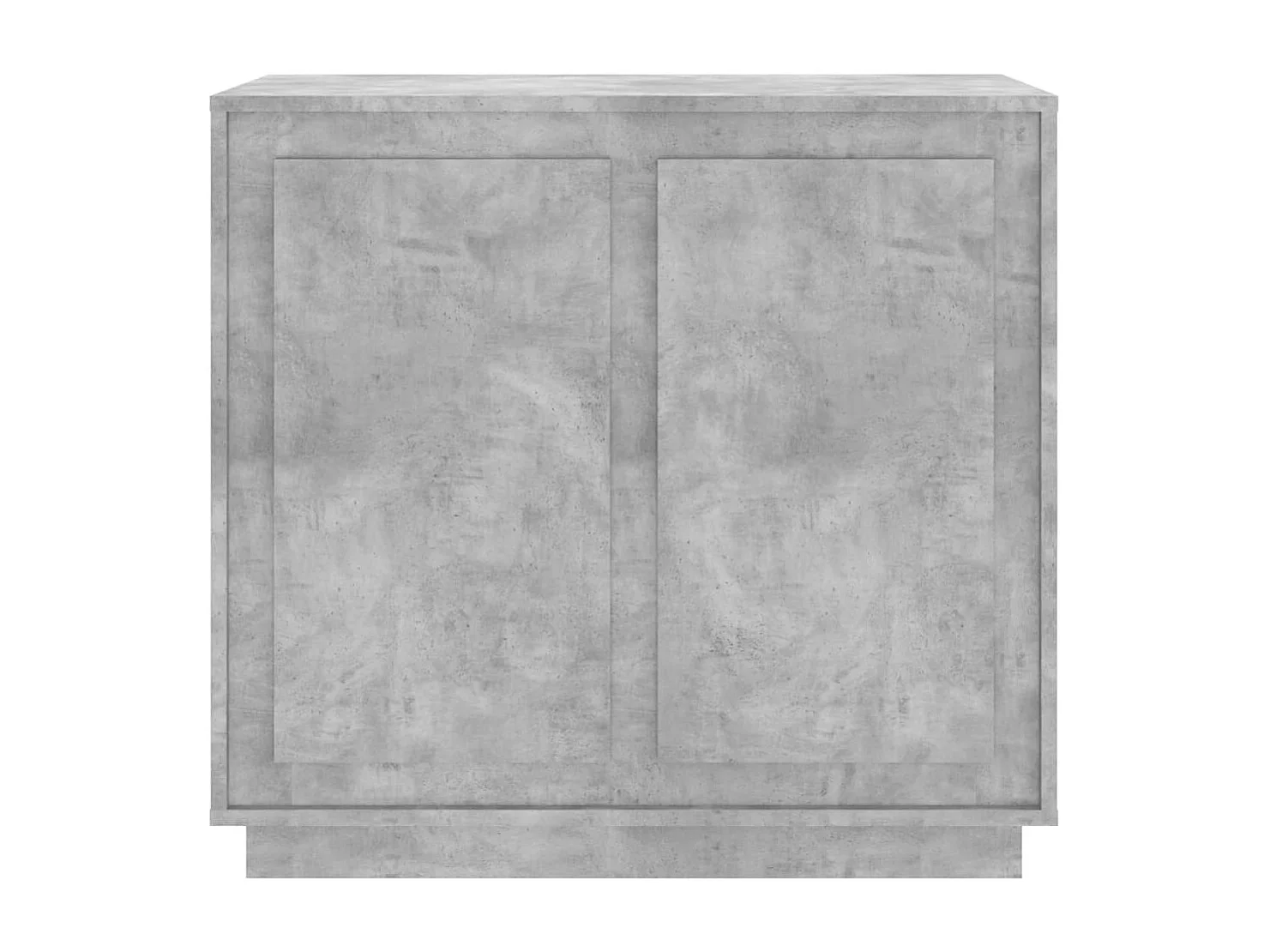 Buffet gris béton 80x34x75 cm bois d'ingénierie EGER62434