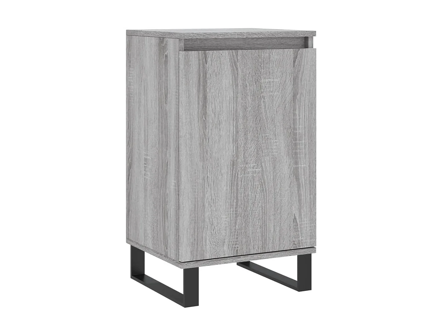 lot de 2 Buffets sonoma gris 40x35x70 cm bois d'ingénierie QWE43600