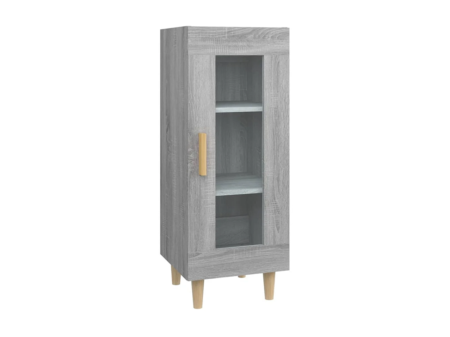 Aparador madera de ingeniería gris Sonoma 34,5x34x90 cm ES25479