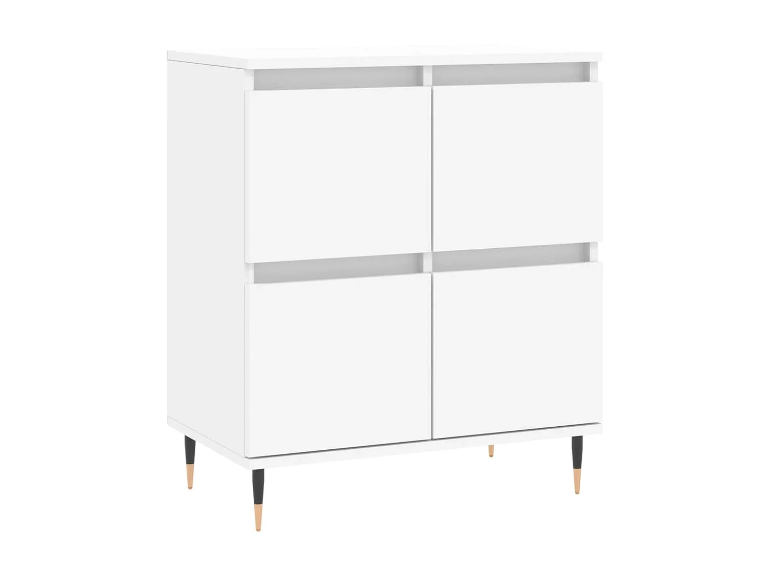 Aparadores 3 uds madera contrachapada blanco ES86400