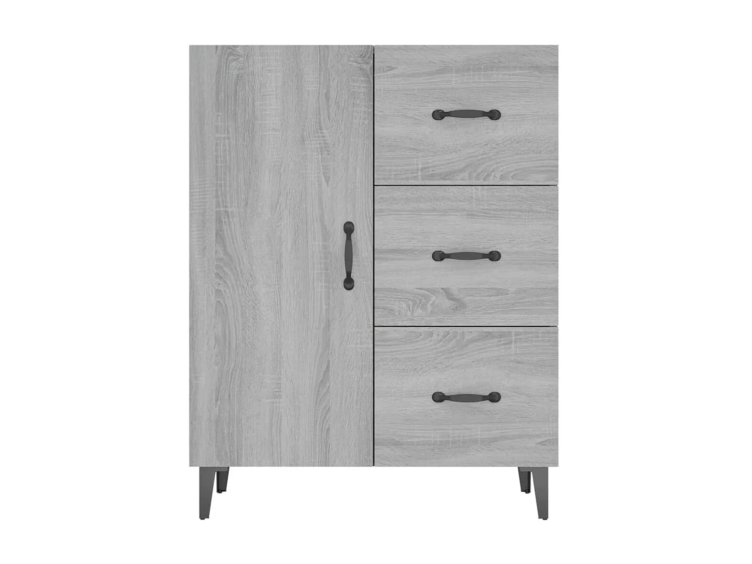 Buffet sonoma gris 69,5x34x90 cm bois d'ingénierie EGER71330