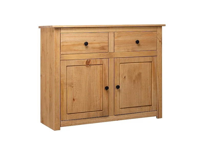 Buffet 93x40x80 cm Pin solide Assortiment Panama QWE80170