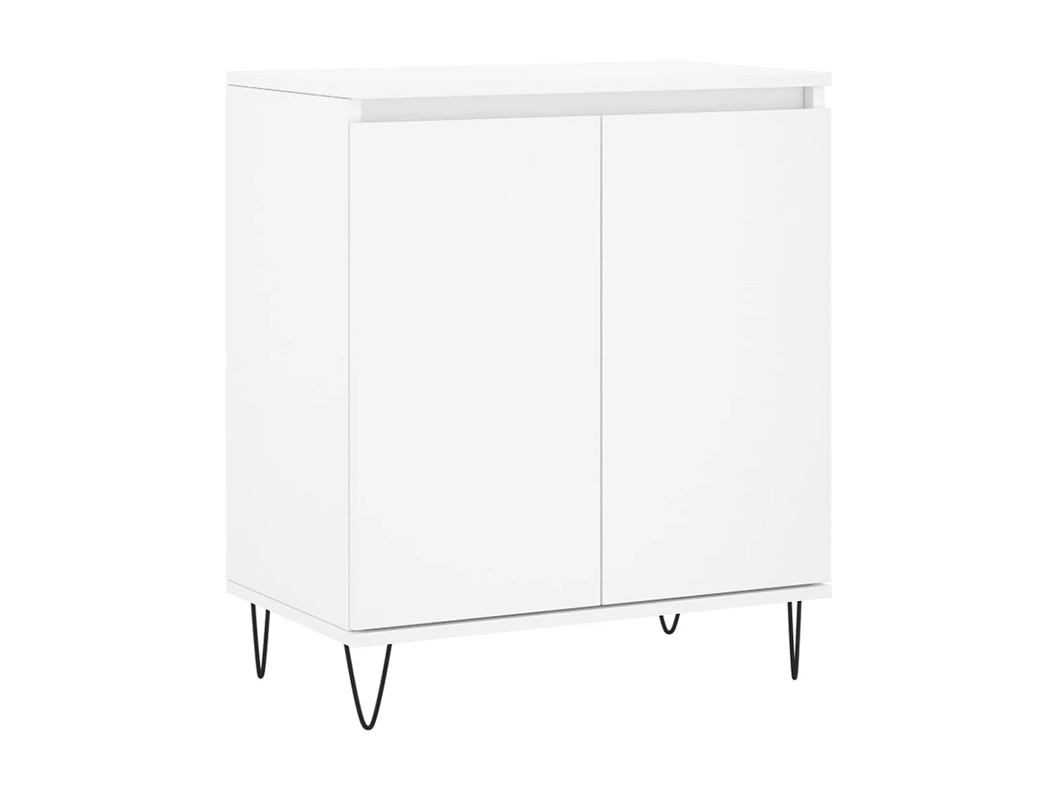 Buffet Blanc 60x35x70 cm Bois d'ingénierie QWE78493