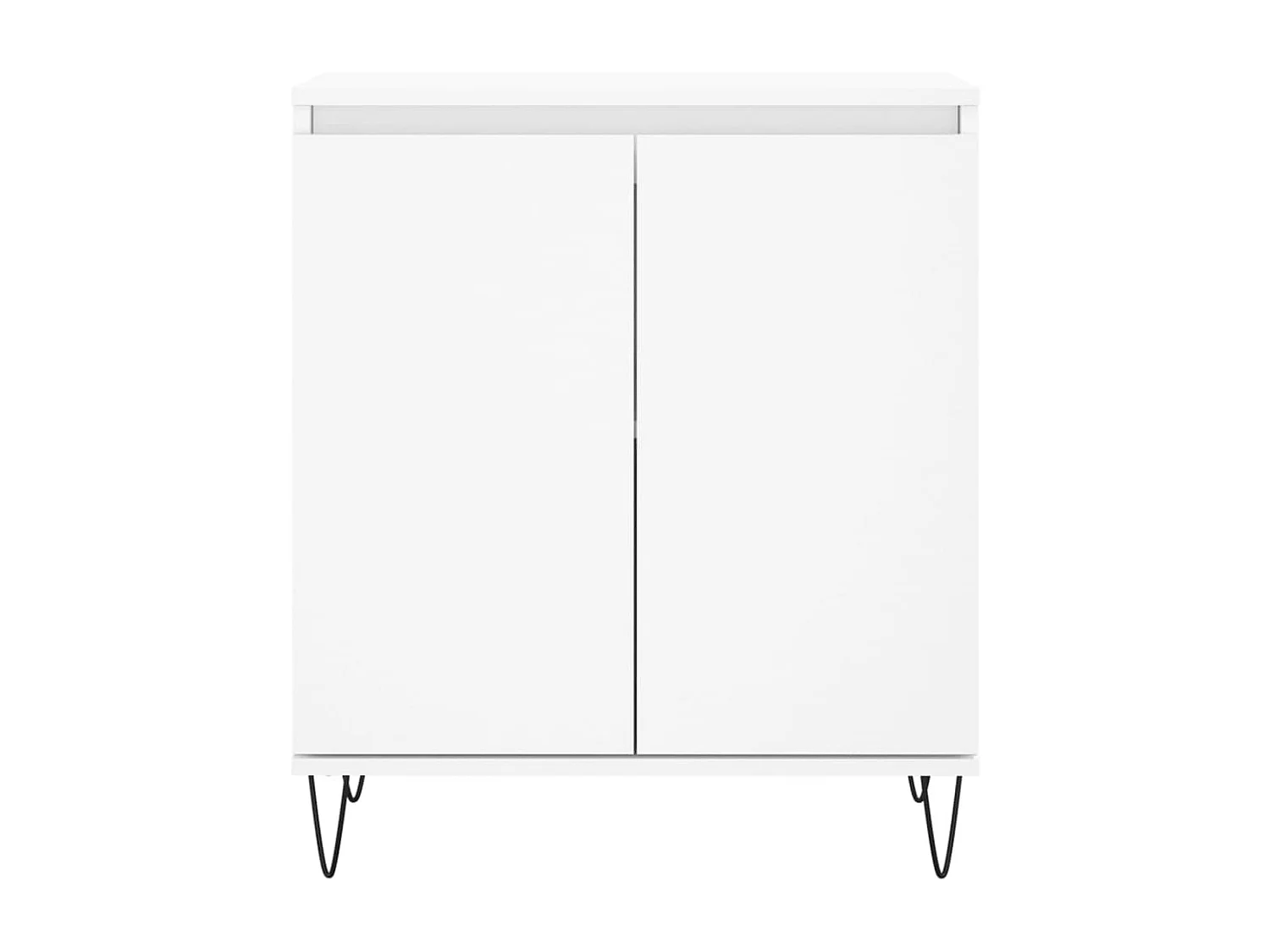 Buffet Blanc 60x35x70 cm Bois d'ingénierie QWE78493