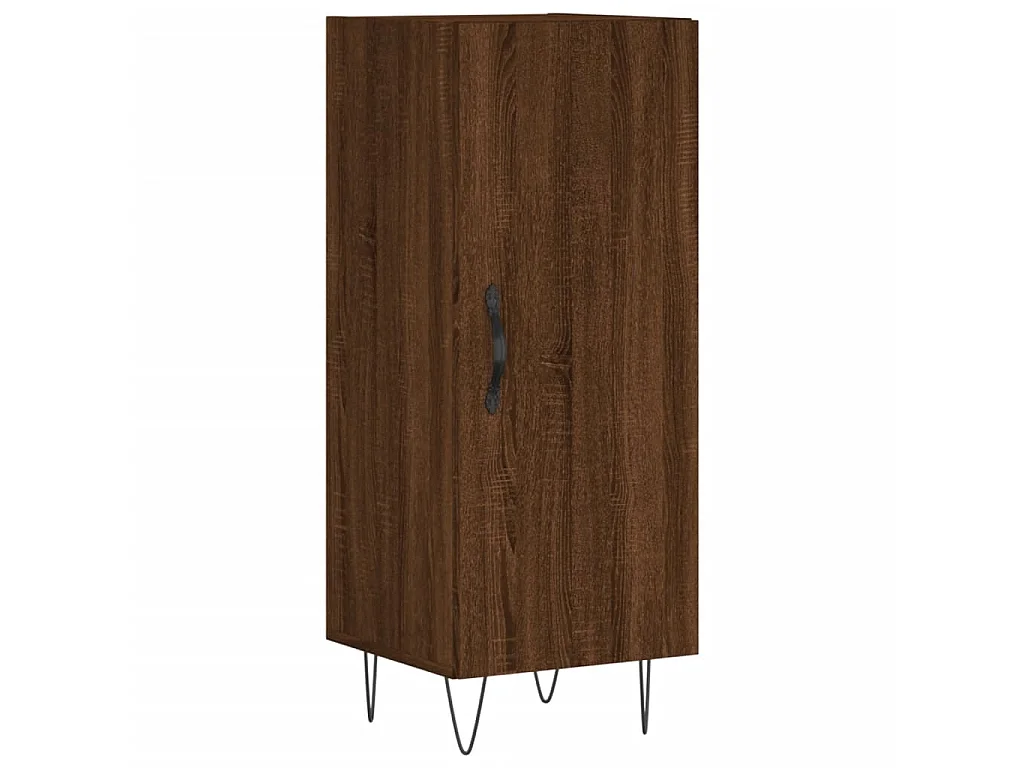 Aparador madera de ingeniería marrón roble 34,5x34x90 cm ES70272