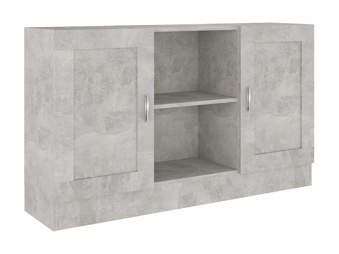 Buffet Gris béton 120x30,5x70 cm Aggloméré EGER15475