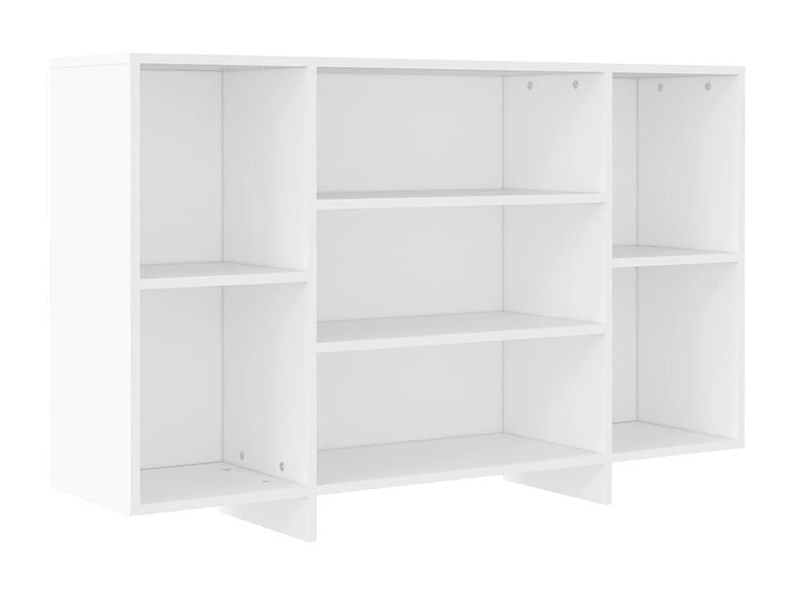 Dressoir 120x30x75 cm bewerkt hout wit NL126579