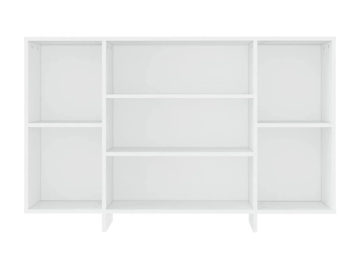 Dressoir 120x30x75 cm bewerkt hout wit NL126579