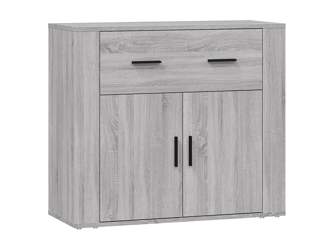 Buffet Sonoma gris 80x33x70 cm Bois d'ingénierie EGER56704
