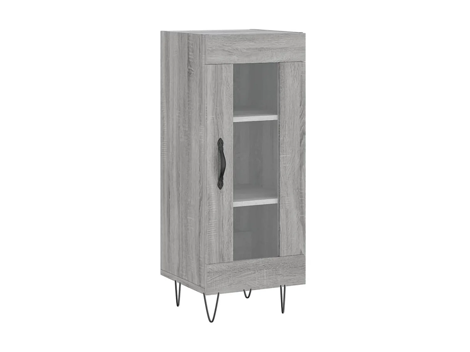 Buffet Sonoma gris 34,5x34x90 cm Bois d'ingénierie QWE91361