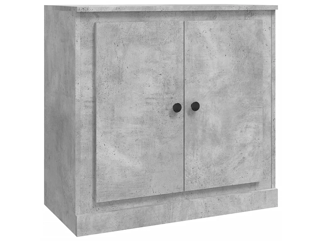Buffet gris béton 70x35,5x67,5 cm bois d'ingénierie EGER23855