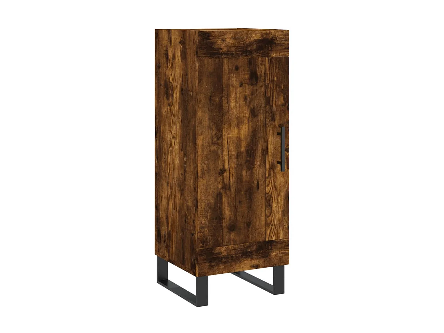 Buffet Chêne fumé 34,5x34x90 cm Bois d'ingénierie QWE54880