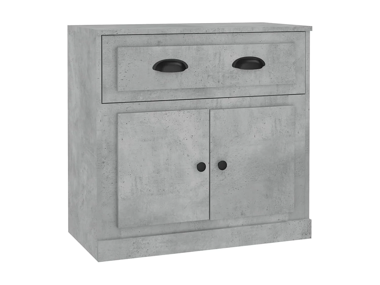 Buffet gris béton 70x35,5x67,5 cm bois d'ingénierie EGER92204