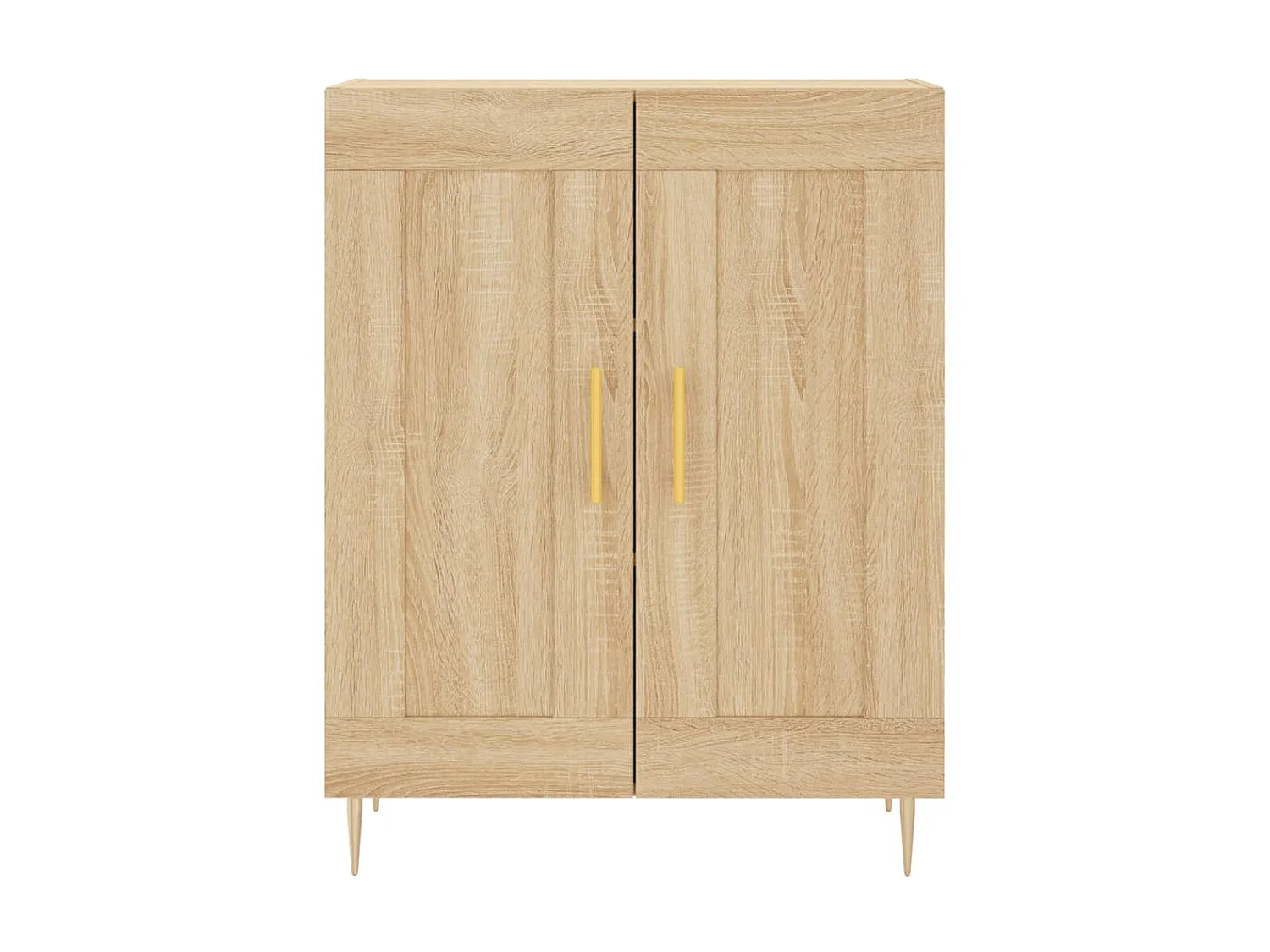 Buffet chêne sonoma 69,5x34x90 cm bois d'ingénierie QWE61357