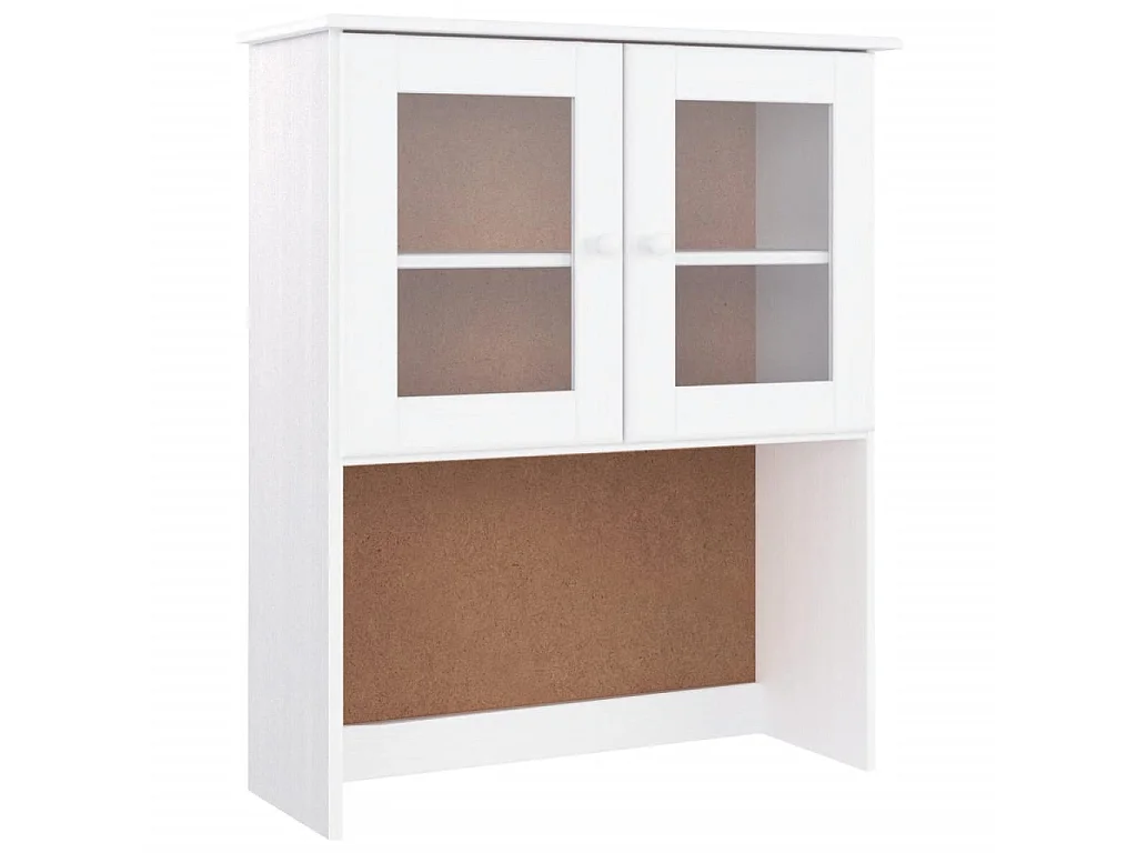 Opzetkast ALTA 77x30x92 cm massief grenenhout wit NL509479